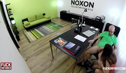 Susan Ayn gets anal fucked and creampied by her boss