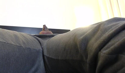 Hot amateur redhead slut sucks and rides small cock