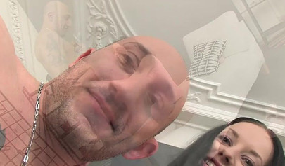 Russian teen Christi Cats gets her ass drilled by huge cock