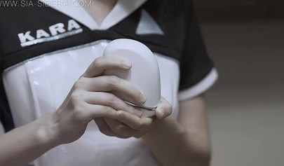 Amateur Russian beauty masturbates after she cleans the room