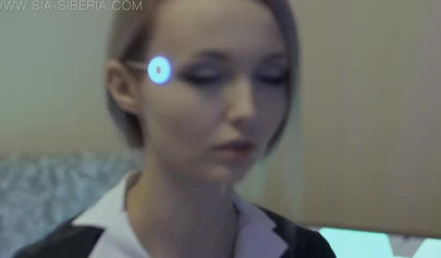 Amateur Russian beauty masturbates after she cleans the room