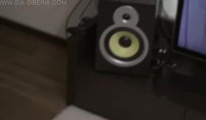 Amateur Russian beauty masturbates after she cleans the room