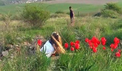 Outdoor anal sex for horny young blonde teen Ava Addams