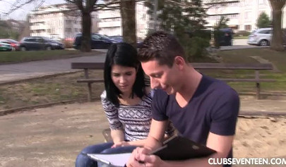 Brunette hottie Lady Dee dreams about this hardcore sex