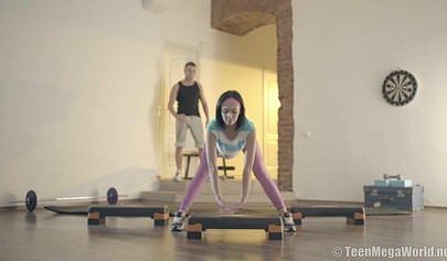 Brunette Sheri Vi loves hard dick after some yoga training