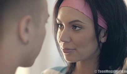 Brunette Sheri Vi loves hard dick after some yoga training