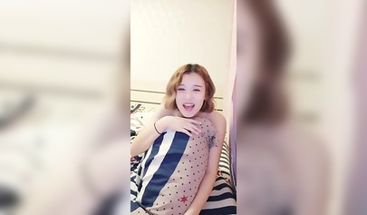 Asian slut with big tits fucking her lover