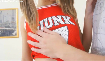 Blonde schoolgirl Krystal Boyd fucking big knob