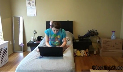 Stepbrother fucking his horny sister POV style