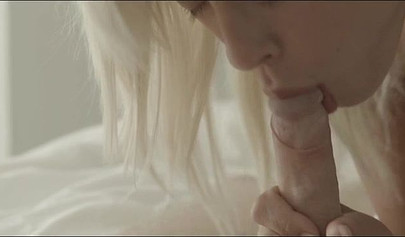 Petite blondie Naomi Nevena enjoys passionate sex