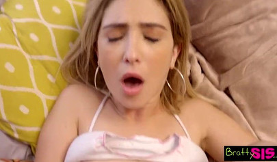 Adorable blonde teen Jane Wilde talked into hardcore pounding