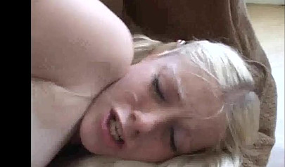 Young tiny blonde girl Charlotte Stokely wants huge male meat