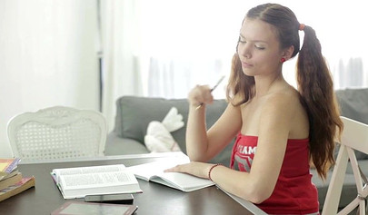 Petite Margarita C doesn't know maths but she knows how to ride a dick