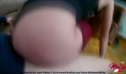 Horny Latina with big ass gets hardcore slamming from behind