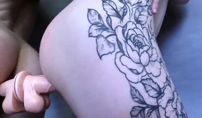 Amateur dildo sticking with very sexy redhead