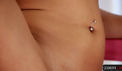 Naughty petite teens sticking fingers in their juicy wet vaginas