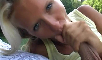 Horny blonde slut gets her anal hole filled with some dick