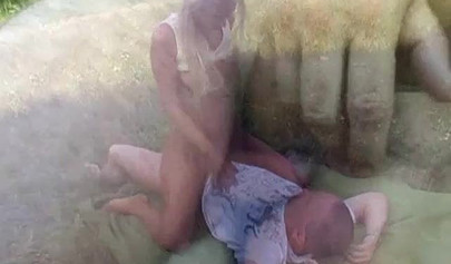 Horny blonde slut gets her anal hole filled with some dick