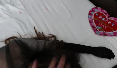 Slut with sexy big ass surprise her hubby with nasty doggy style