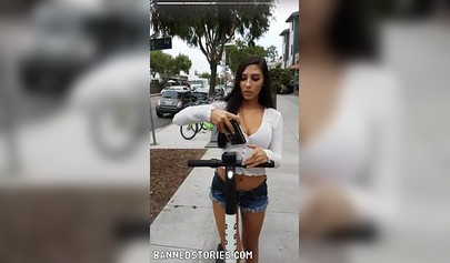 Sexy teen Gianna Dior gives blowjob enjoys hardcore wrecking