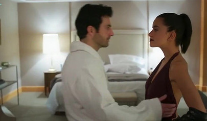 Compilation of sexy Paulina Gaitan getting naked in the TV show