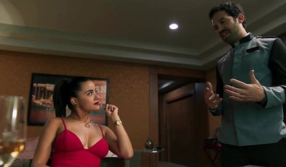 Compilation of sexy Paulina Gaitan getting naked in the TV show