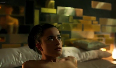 Compilation of sexy Paulina Gaitan getting naked in the TV show