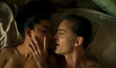 Compilation of sexy Paulina Gaitan getting naked in the TV show