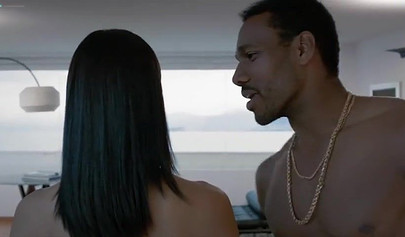 Compilation of sexy Paulina Gaitan getting naked in the TV show