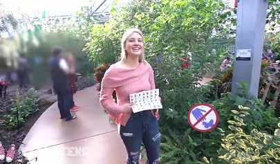 Petite blonde Serena Avery tries hardcore anal banging for the first time