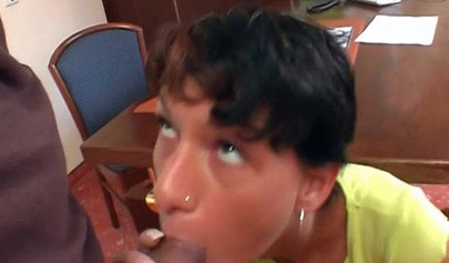 Very skinny but fuckable teen shows her ass and enjoys anal pounding