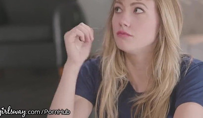 Alison Rey Ivy Wolfe and 2 other lesbians enjoying their sex action