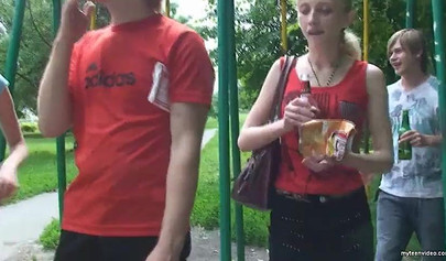 Hot students with small tits enjoy cum and nasty sex party