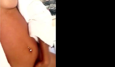 Petite tanned brunette Lindsey Woods getting her twat stuffed hard