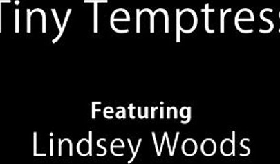 Petite tanned brunette Lindsey Woods getting her twat stuffed hard