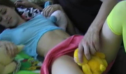 Petite brunette with small boobs knows how to suck and fuck dick