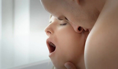 Thin beautiful babe Gina Gerson takes long cock in her twat