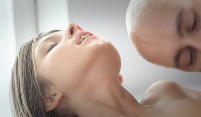 Thin beautiful babe Gina Gerson takes long cock in her twat