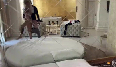 Seductive blonde hottie Freya Stein getting slammed while standing up