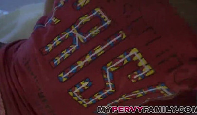 Sexy stepdaughter Avery Adair takes big dick from her stepdaddy