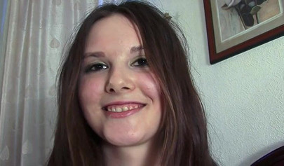 Russian brunette with big boobs gets hairpulled in doggystyle anal fuck