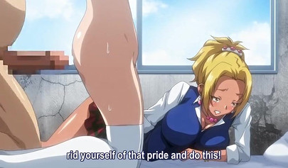 Japanese animated slut with big tits getting smashed hardcore