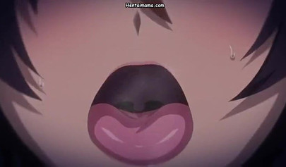 Japanese animated slut with big tits getting smashed hardcore