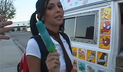 Young schoolgirl with small tits Stephanie Nubiles fucks and gets creampied