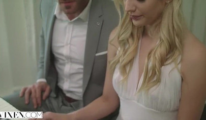 Blonde petite chick Kenna James gets hardcore ramming by her horny piano teacher