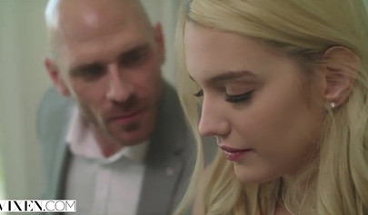 Blonde petite chick Kenna James gets hardcore ramming by her horny piano teacher