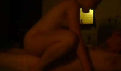 Teen couple enjoys in missionary and cowgirl pose at home