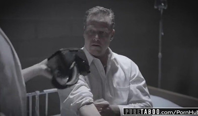 Brunette babe Jaye Summers can't say not to her stepdad's boner