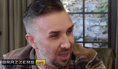 Slim blonde stepdaughter Emma Hix loves big dicks