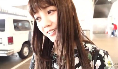 Slim Japanese girl Rei Mizuna barely can handle BBC in her tight pussy